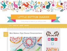 Tablet Screenshot of littlebuttondiaries.com